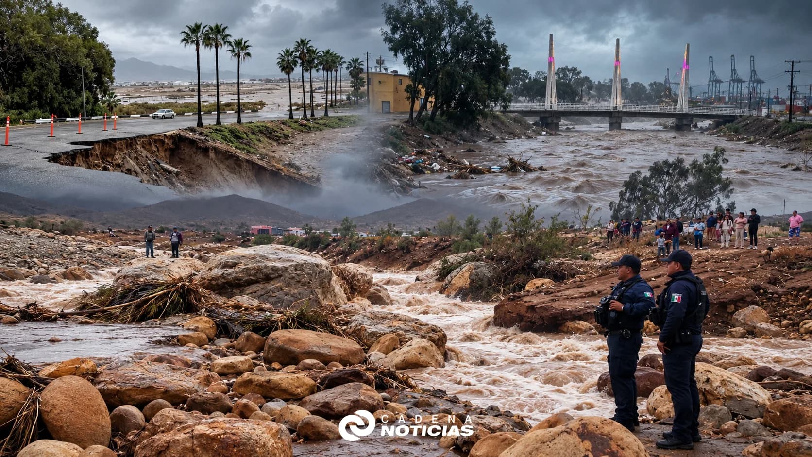 Reportan una menor fallecida tras tormenta Rachel